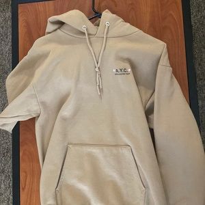 Asphalt hoodie, A.YC. United States tour beige hoodie jacket small.